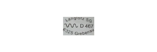 Langlotz SG D467 Aufkleber