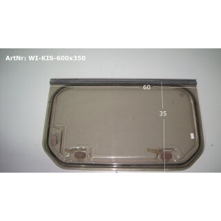 Wilk Wohnwagenfenster 60 x 35 gebr. (Kistenpfennig 028 D869)  (Ausstellfenster/Aufstellfenster)