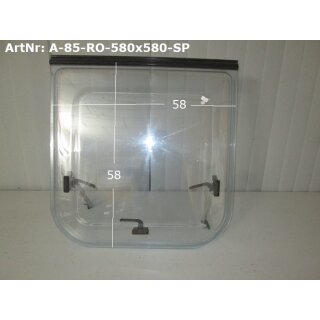 Adria Wohnwagen Fenster Roxite 70 ca 58 x 58 Sonderpreis gebr. 403 Adria 405 BJ85 (IMV Opatija 410) (Ausstellfenster/Aufstellfenster)