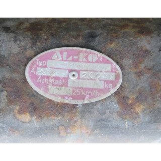 Alko Achse B1000-3, 1000kg gebraucht (rotes Schild) zB Bürstner 485