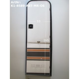 Knaus Südwind Wohnwagen 86 Aufbautür gebr. ca 165  x 53 mit Rahmen ohne Schlüssel (Eingangstür)