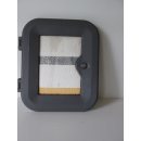 Thetford WC ServiceTür ca 44 x 37 (ohne Schlüssel) mit Streifen grau gelb (zB Knaus Azur 440)