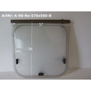 Adria Wohnwagen Fenster Roxite 80 ca H57 x B56 gebr.  D78 (zB 1108) Badfenster