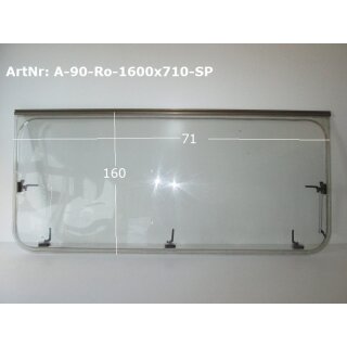 Adria Wohnwagen Fenster Roxite 80 ca 160 x 71 gebr. (D78) zB 1108 Sonderpreis (Microrisse) (Ausstellfenster/Aufstellfenster)