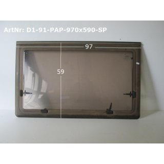 Dethleffs Wohnwagen Fenster ca 97 x 59 gebr. Parapress (zB DR8_F271) PPGY-3-SZ