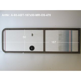 Adria Wohnwagentür / Aufbautür ca 167 x 50 mit Rahmen ohne Schlüssel gebraucht (zB 470)