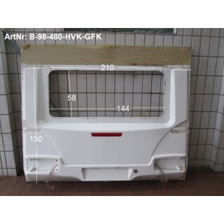 Bürstner Wohnwagen Heckverkleidung GFK ca 150 x 210 gebr.  (zB 4824 480TL avantgarde Ventana BUSA-2029A) - glasfaserverstärkter Kunststoff - Bugfrontdeckel / Bugklappe / Gasklappe / Flaschenkastendeckel / Flaschenkastenabdeckung
