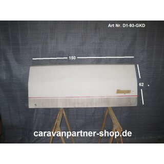Dethleffs Wohnwagen Gaskastendeckel gebraucht 150 x 62  - Bugfrontdeckel / Bugklappe / Gasklappe / Flaschenkastendeckel / Flaschenkastenabdeckung