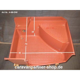 Duschwanne / Duschtasse ca. 80 x 70, Wohnwagen / Wohnmobil