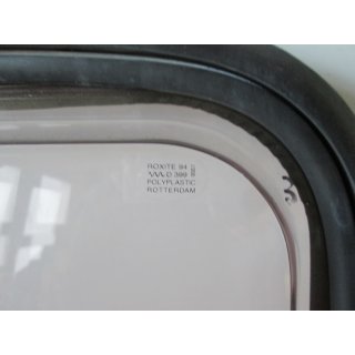 TEC Wohnwagenfenster Roxite ca 88 x 50 gebraucht (Roxite94 D399 9007 Polyplastic) Sonderpreis (zB TM5)