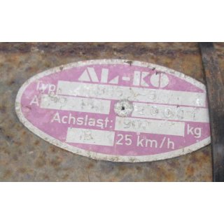 Alko Achse 900kg gebraucht (zB Knaus Südwind Typ 8304) AL-KO B850-5 ca 195cm