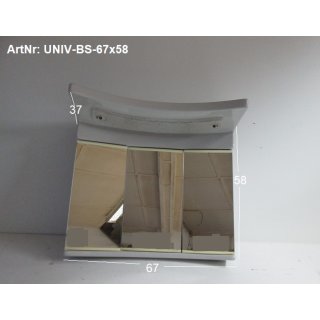 kompakter Camping-Spiegelschrank weiß xa 67 x 58 gebraucht Badschrank/Hängeschrankweiß