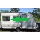 Adria Wohnwagen Fenster Roxite 60 ca 95 x 57 gebr. D78 (IMV Adria 2 / 440 / 4051 Optima, Leiste goldfarben, Scheibe leicht hellblau)