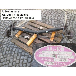 Alko Achse DeltaSI--N-10, 1000kg (zB Hymer Nova 391) gebraucht, ca 195cm