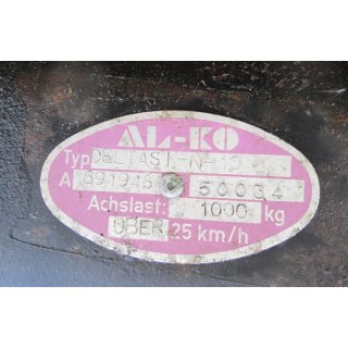 Alko Achse DeltaSI--N-10, 1000kg (zB Hymer Nova 391) gebraucht