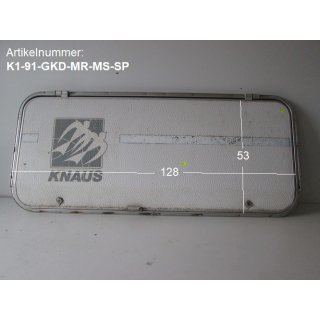 Knaus Gaskastendeckel gebraucht 128 x 53 (mit Schl&uuml;ssel und Rahmen) Sonderpreis zB 390/400