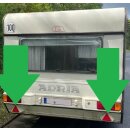 Jokon Dreiecksrückstrahler beige Wohnwagen gebr. (zb Hobby/Adria) - Einzelstückpreis - sehr selten