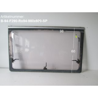 B&uuml;rstner Wohnmobil-Fenster gebr. ca 98 x 60 (Roxite 94 D399, zB Fiat Ducato 290) Sonderpreis (Farbe)