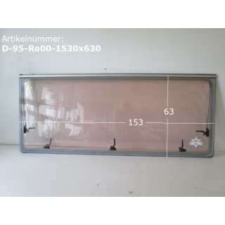Dethleffs Wohnwagenfenster ca. 153 x 63 gebr. (zB RF6) Roxite00 D62 Polyplastic Sonderpreis