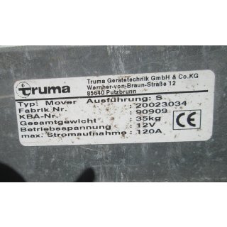 Rangierhilfe Truma Mover Ausführung S gebraucht (12V 120A)