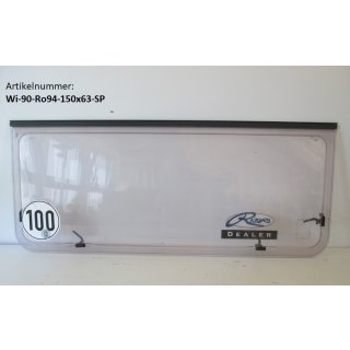 Wilk-Wohnwagenfenster Roxite 94 D399 Polyplastic ca 150 x 63 gebr. Sonderpreis