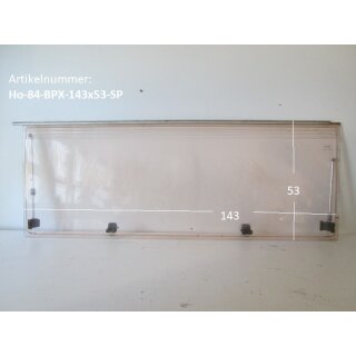 Hobby Wohnwagen Fenster ca 143 x 53 Bonoplex gebr. (zB 400er) D449 Sonderpreis Kratzer