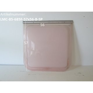LMC Original Badfenster gebr. H57 x B56 Roxite 84 D459 Polyplastic (zB 685F) Sonderpreis Kratzer