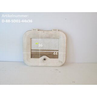 SD01 Thetford WC ServiceTür SD01 Dethleffs ohne Schlüssel SD01 ca 44 x 36 gebr. (zB RN5 Beduin)  (Stauraumklappe, Serviceklappe,Toilettenklappe)