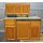 Küchenblock, Küchenzeile Wohnmobil komplett ca 143 x 60 cm mit Oberschrank, Kocher, Kühlschrank, Spüle RM4300 mit Oberschrank (50 mBar)