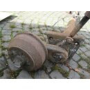 Alko Achse, ca 198cm, Typ B1000-3 H668, 1000kg gebraucht, passend zB Bürstner 530 Typ D122 BJ 85