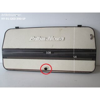 Hymer Gaskastendeckel ca 108 x 54 gebraucht (ohne Rahmen, ohne Schlossl) zB Eriba Nova 390 BJ91 - Sonderpreis - Bugfrontdeckel / Bugklappe / Gasklappe / Flaschenkastendeckel / Flaschenkastenabdeckung