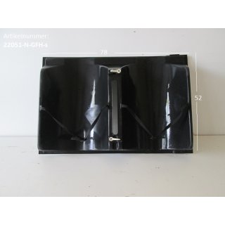 Gasflaschenhalterung f&uuml;r 2x 11 kg in schwarz (Lagerware -&gt; Neuware mit Lagerspuren)  f&uuml;r Wohnwagen/Wohnmobil