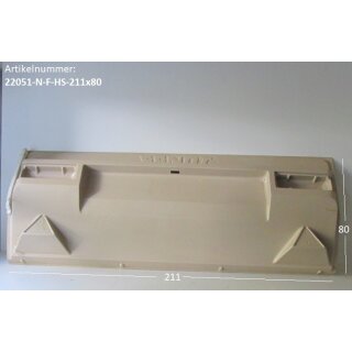 Fendt Heckschürze mit Leuchtenhalter beige, ca 211 x 80 (Lagerware - Neuware mit Lagerspuren)