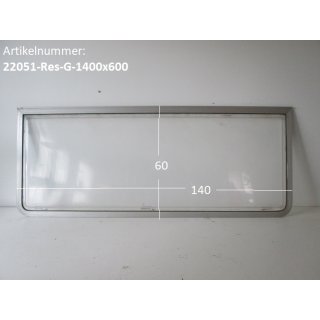 Wohnwagenfenster Resartglas D-15 10 ca 140 x 60 gebraucht Fendt / Tabbert