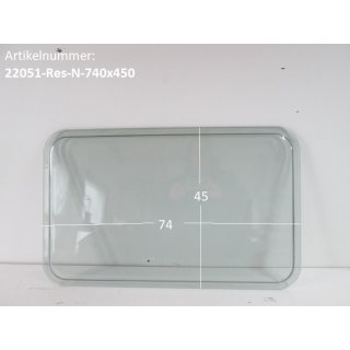 Wohnwagenfenster Resartglas ca 74 x 45 (Lagerware -> Neue Ware mit Lagerspuren) Fendt / Tabbert