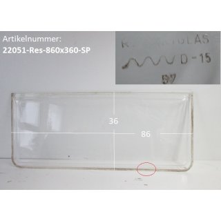 Wohnwagenfenster Resartglas D-15 ca 86 x 36 gebraucht Fendt / Tabbert - Sonderpreis (klar)