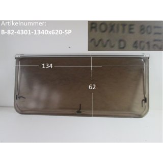 B&uuml;rstner Wohnwagen Bugfenster ca 134 x 62 gebraucht (Roxite80 D401) Polyplastic - Sonderpreis 