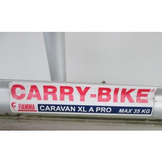 Fiamma Fahrradtr&auml;ger f&uuml;r 2 Fahrr&auml;der gebraucht Modell Carry-Bike XL A pro max 35kg