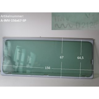 Adria IMV Wohnwagen Fenster gebr. ca 156 x 67 (bzw 64,5) D2120 gr&uuml;n - Sonderpreis 
