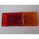 Oldtimer-Rückleuchte/Rücklicht Wohnwagen nur Lampenglas ohne Sockel (rot K33395 356 0018 / orange) gebraucht