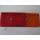 Oldtimer-Rückleuchte/Rücklicht Wohnwagen nur Lampenglas ohne Sockel (rot K33395 356 0018 / orange) gebraucht