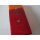 Oldtimer-Rückleuchte/Rücklicht Wohnwagen nur Lampenglas ohne Sockel (rot K33395 356 0018 / orange) LINKS gebraucht (Hecklicht/Heckleuchte/Lampe/Leuchte/Rücklicht/Rückleuchte)