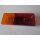 Oldtimer-Rückleuchte/Rücklicht Wohnwagen nur Lampenglas ohne Sockel (rot K33395 356 0018 / orange) LINKS gebraucht (Hecklicht/Heckleuchte/Lampe/Leuchte/Rücklicht/Rückleuchte)