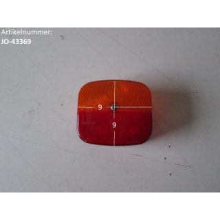 Jokon R&uuml;ckleuchte Wohnwagen nur Lampenglas ohne Sockel (orange 43369 R6 / rot 43369 R7)