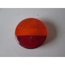 Jokon Rückleuchte / Rücklicht Wohnwagen nur Lampenglas ohne Sockel rund (orange / rot / rot)