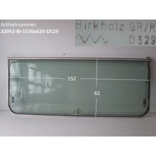 Wohnwagenfenster Birkholz GR/R D529 ca 152 x 62 grün