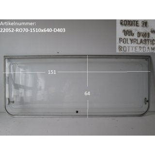 Wohnwagenfenster Roxite 70 D403 ca 151 x 64 (Lagerware -> Neue Ware mit Lagerspuren) Polyplastic
