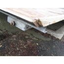 Plattformanhänger 1400kg, ca 505 x 221 (+172 Deichsel), ZdR 170, ideal für TINY House, Quad- Zweirad-Maschinentransporter gebr., ohne Papiere (Tabbert 530 BJ 91)