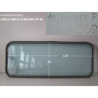 Wohnwagenfenster HelawerkP D309 ca 118 x 46, zB Fendt / Tabbert, blau, Sonderpreis