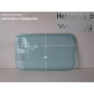 Wohnwagenfenster HelawerkP D309 ca 73 x 46, Fendt / Tabbert, blau, gebraucht, Sonderpreis (Kratzer)